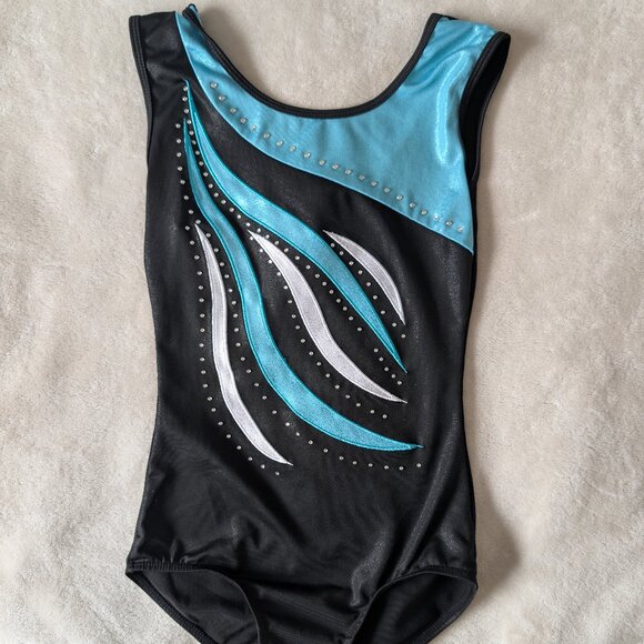 Girls gymnastics costume leotard bodysuit - Picture 1 of 6